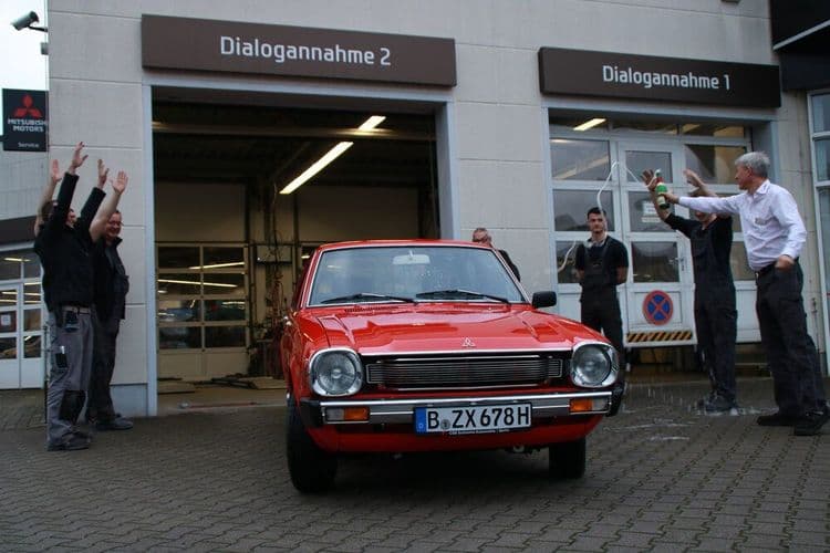 Mitsubishi Lancer is registered by Oldtimer Service in Berlin